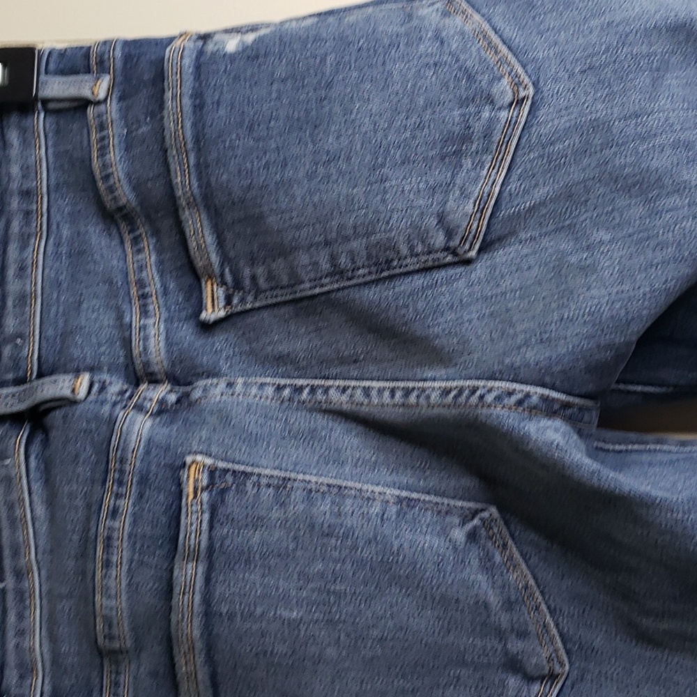 Frame Denim le high straight frey cuffs Denim - Picture 7 of 7